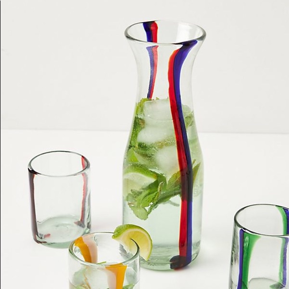 NWT Clare V x Anthropologie Striped Carafe